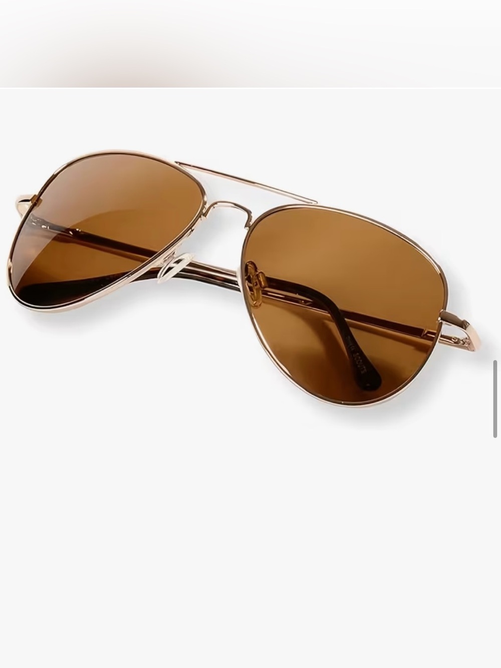 Bronze Aviator Sunglasses - New!